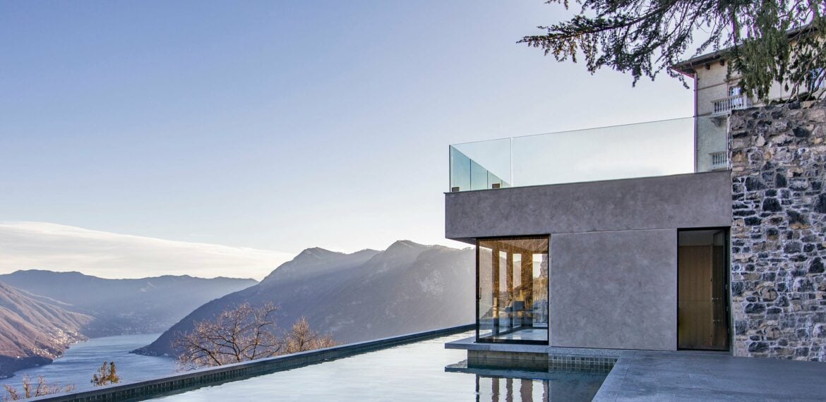 Villa Peduzzi on Lake Como, Italy