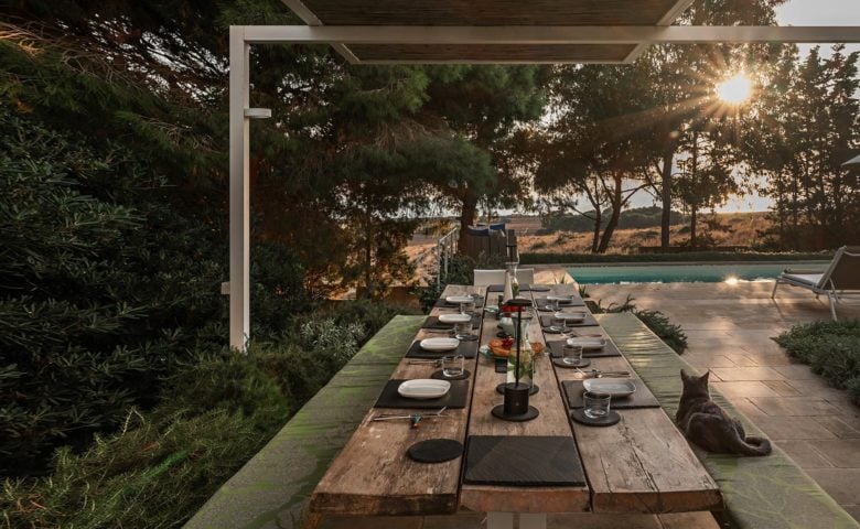 Villa Salento — Outside dining area