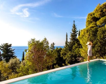 Villa Lefkada — Pool area