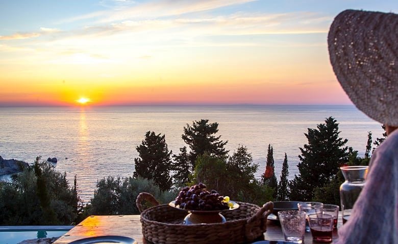 Villa Lefkada — Sunset view