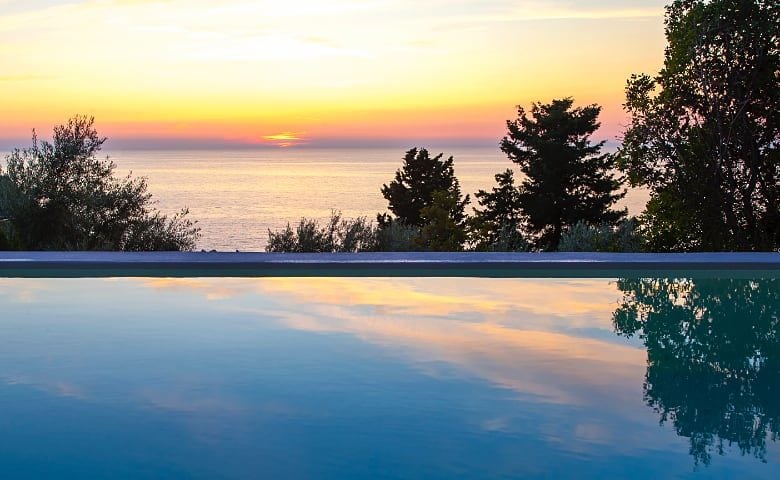 Villa Lefkada — Sunset view