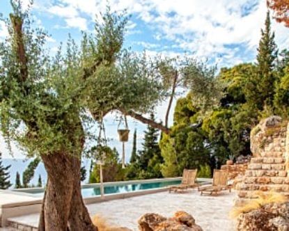 Villa Lefkada — Pool area