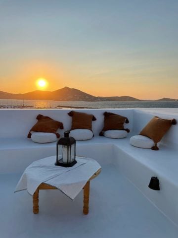 Naousa Villa — Roof terrace