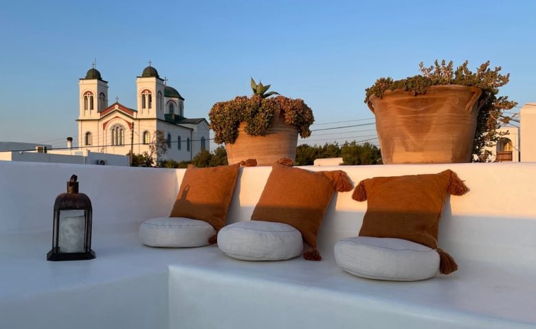 Naousa Villa — Roof terrace
