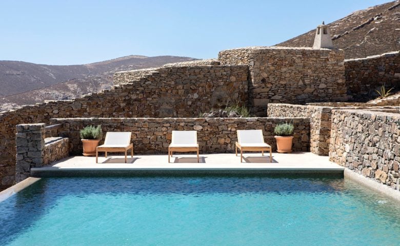 Mirsini Villa — Pool area