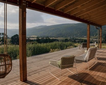 The Lodge — Terrace and views