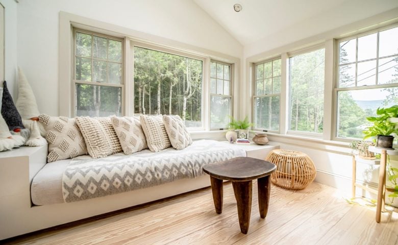 Rustic Catskills Retreat — Living area