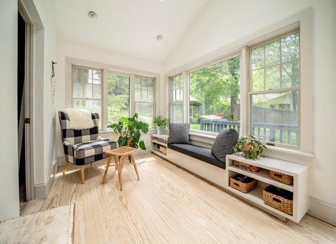 Rustic Catskills Retreat — Living area