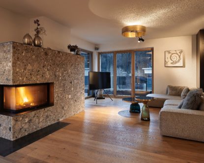 Kitzbühel Chalet — Living area