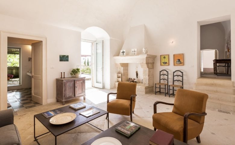Palazzo Muro Leccese — Living room upstairs