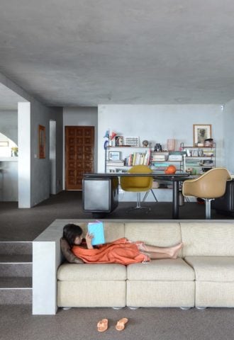 70s Modernist Villa — Living area