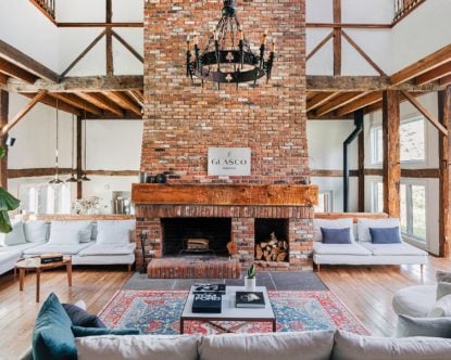 Hudson Valley Retreat — Living area