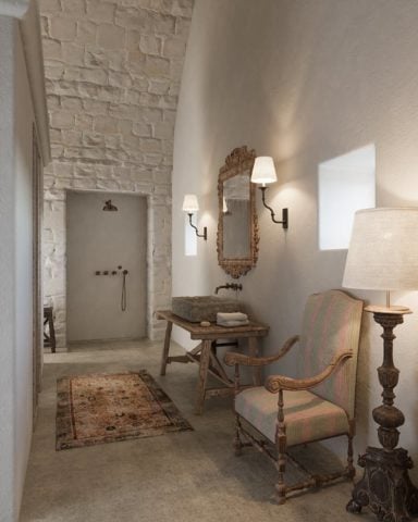 Masseria Pistola — Bedroom rendering