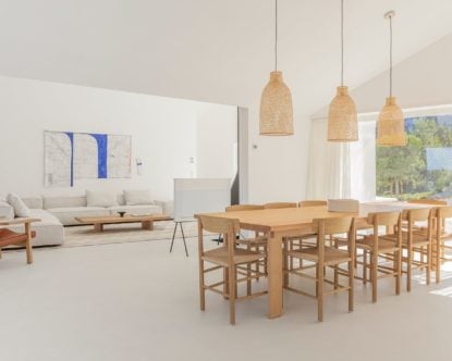 Comporta Villa — Living and dining area