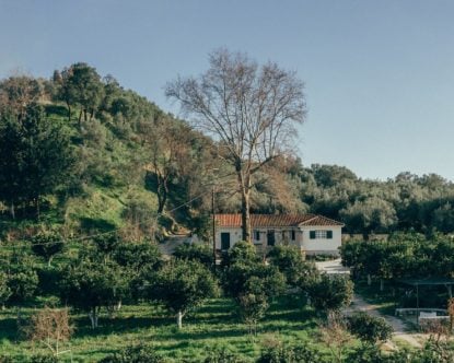 Farmhouse on a Hill — The farmhouse