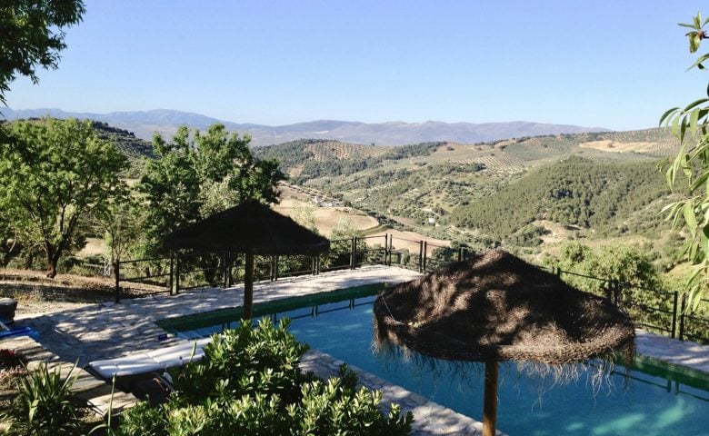 Cortijo Andalucía — Pool and views