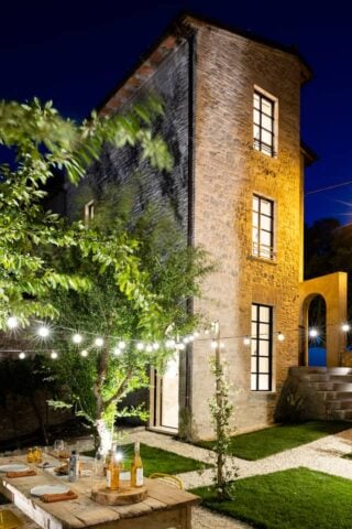 La Piccola — Terrace at dusk