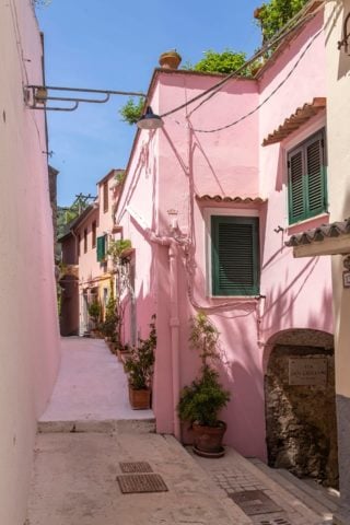 Casa Rubino — Small alley just outside the building