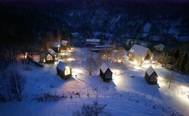 Portal Village — Portal in winter