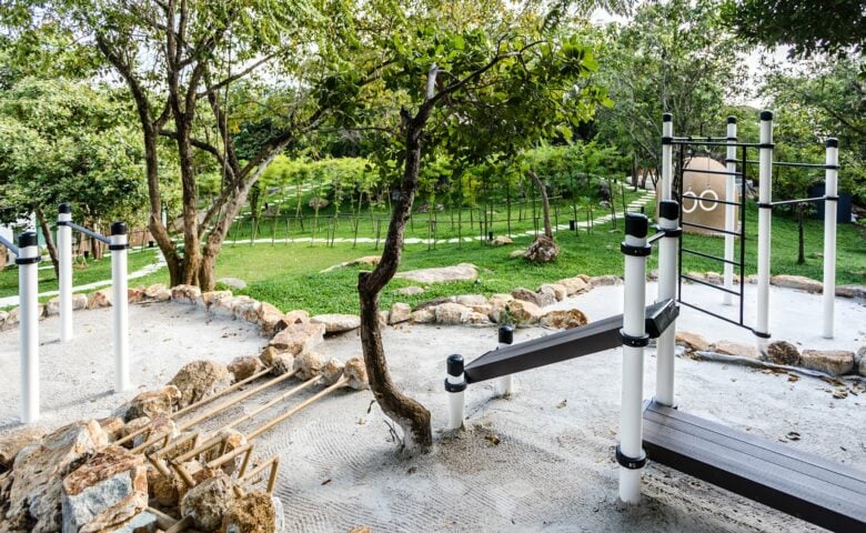 Anaia Villa — Outdoor workout area