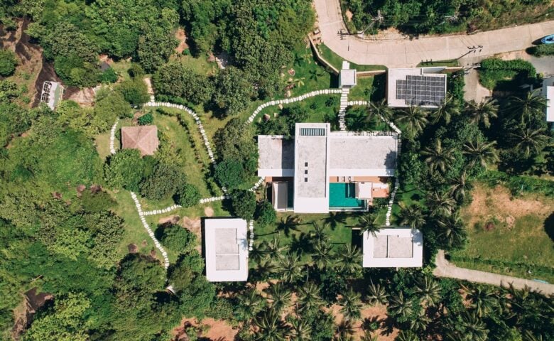 Anaia Villa — Aerial view