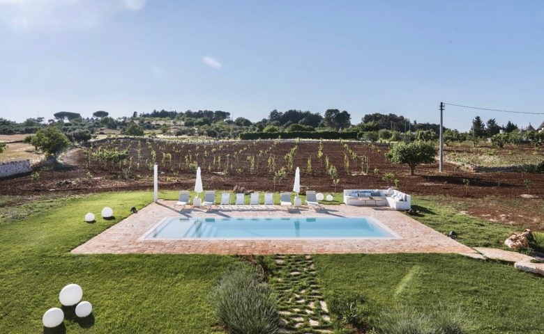 Trullo Cobalto — Pool area