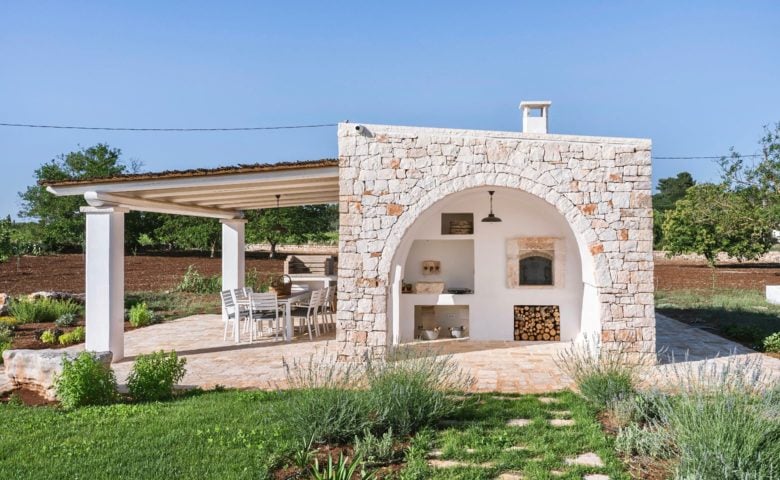 Trullo Cobalto — Outdoor kitchen