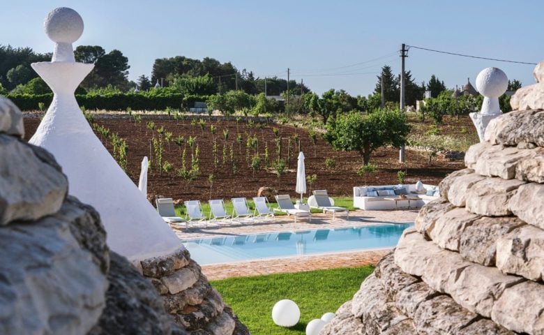 Trullo Cobalto — Pool area