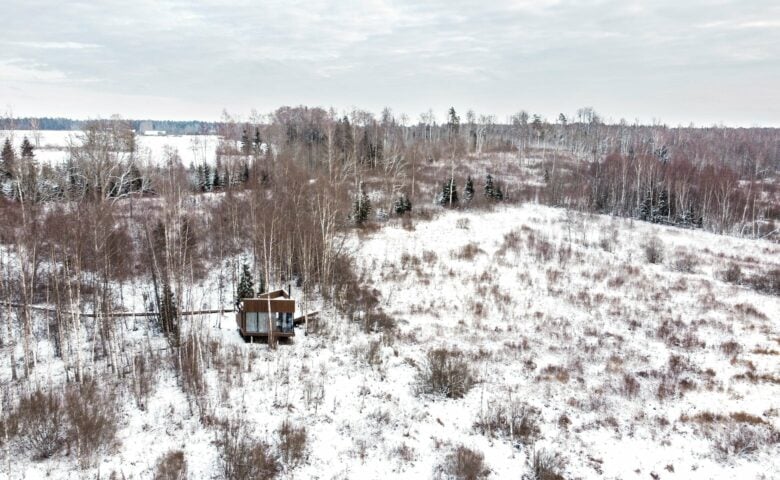 Maidla Nature Resort — Nature Villa Kaseke in winter