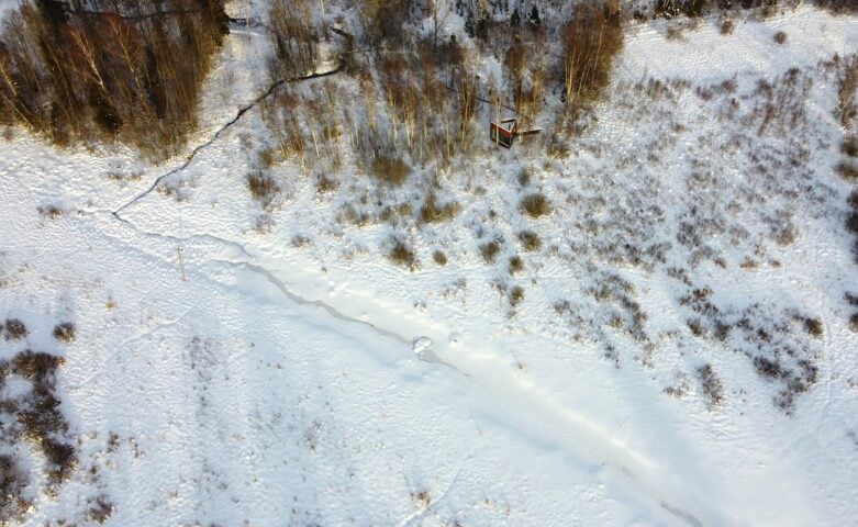 Maidla Nature Resort — Nature Villa Kaseke in winter