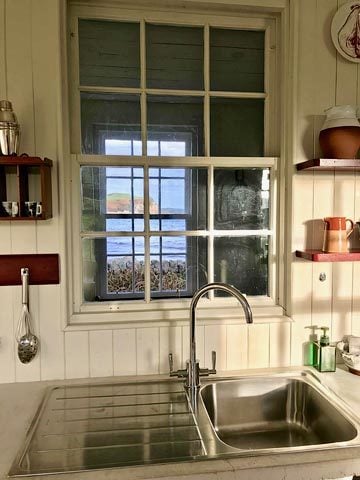 Carskiey — The view from Shore Cottage kitchen