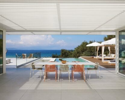 Bay Villa — Terrace and view