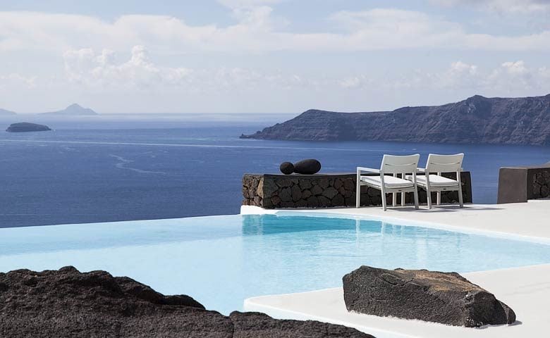 Aenaon Villas — Pool and views