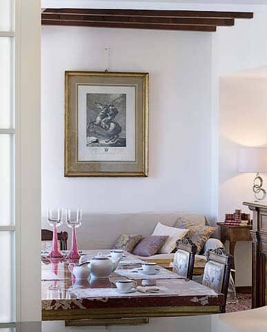 Villa di Parma — Dining area