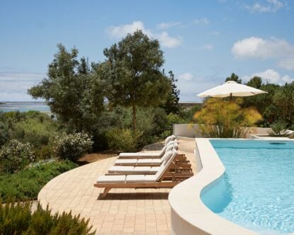 Villa Lavanda — West pool area