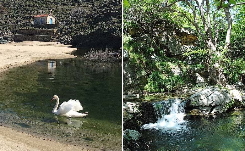 Onar Andros — Ahla river and Ahla beach