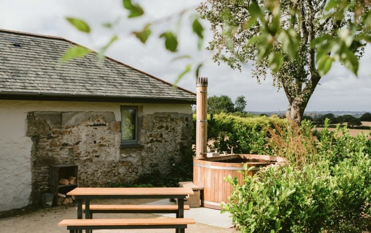 The Cornish Place — The Stables hot tub