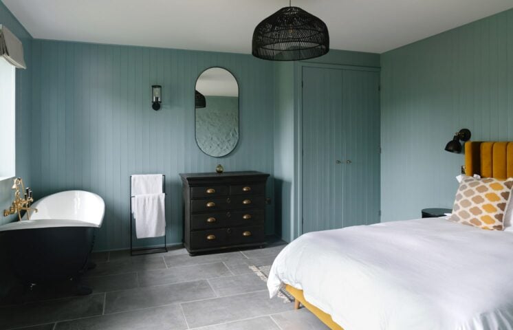 The Cornish Place — Barn master bedroom