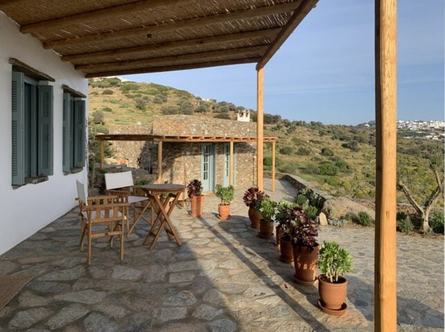 Sifnos House — Small terrace