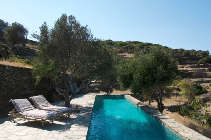 Sifnos House — Pool area