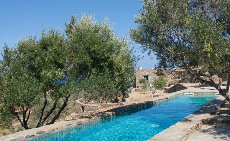 Sifnos House — Pool area