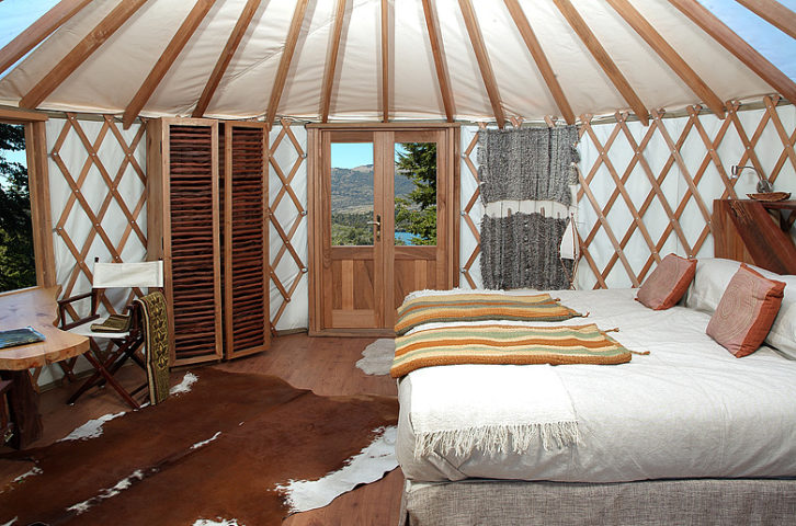 Patagonia Camp — Yurt interior