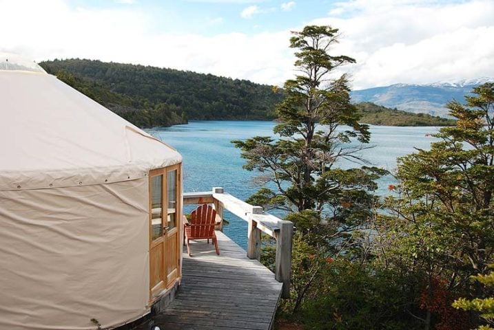 Patagonia Camp — View from a yurt