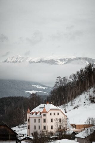 Castel Maurn — In winter