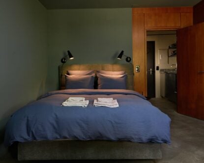 Therme Apartment Vals — Sleeping area