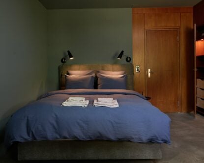 Therme Apartment Vals — Sleeping area