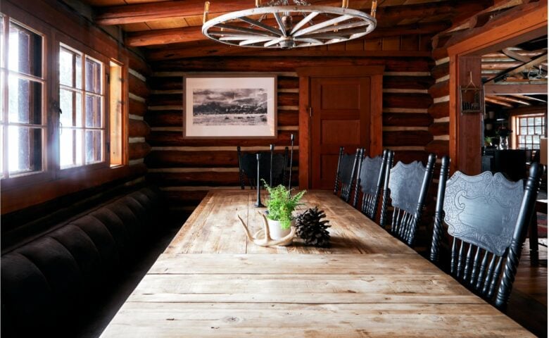Grand Lake Cabin — Dining room