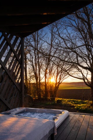 The Rock Cabins — Hot tub