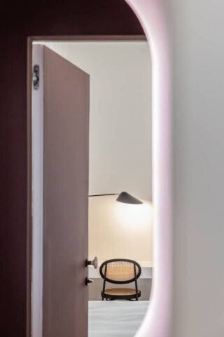 Palazzo Piccinno — Terra Rossa bathroom