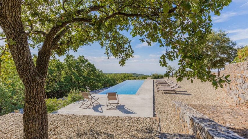 Villa Ragalna — Pool area